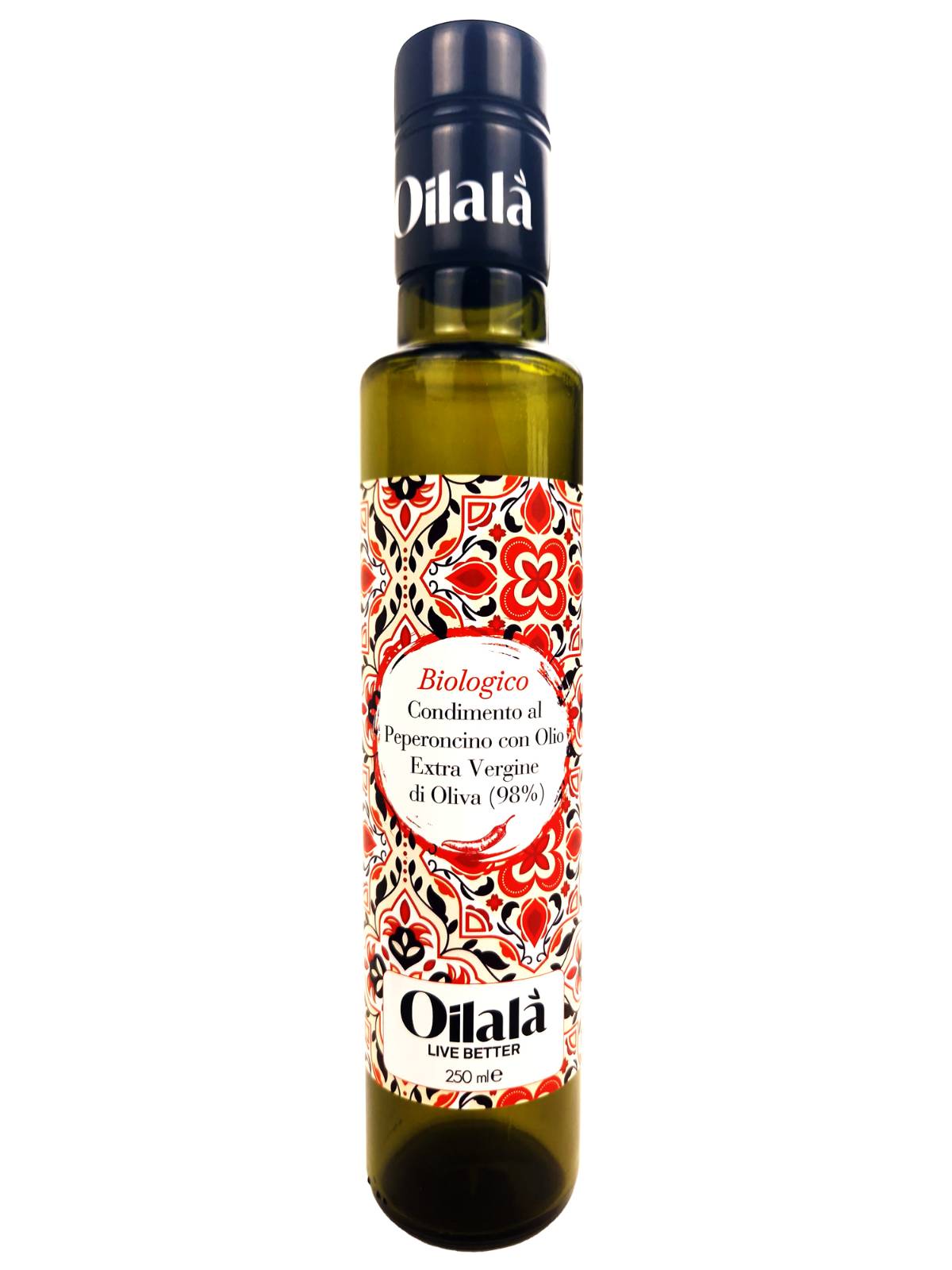 Olio Extravergine Biologico Aromatizzato al Peperoncino 250ml